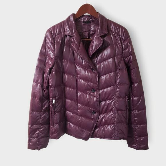Yeti Germany Womens 700+ Down Puffer Jacket Purple Sz Medium Outdoors Fall Gorp - Picture 1 of 15